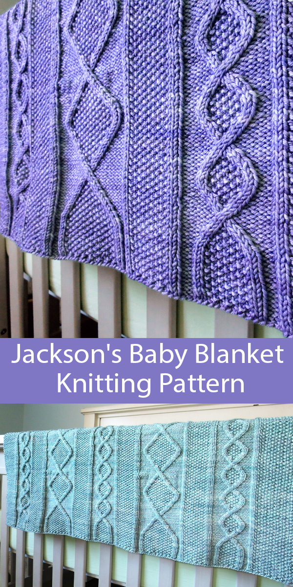 Knitting Pattern for Jackson's Baby Blanket