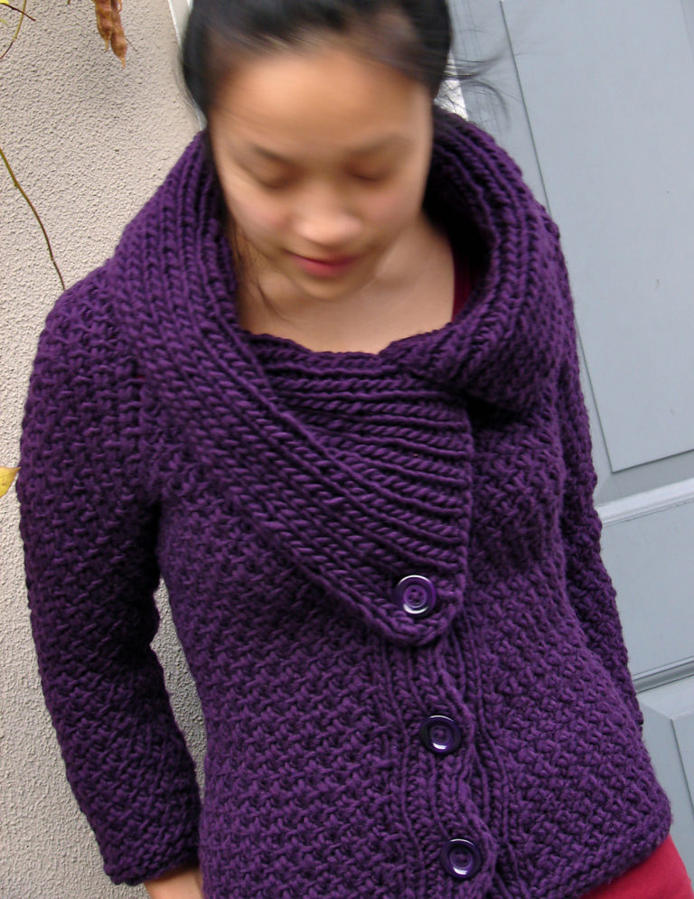 Free Knitting Pattern for Jacqueline Jacket