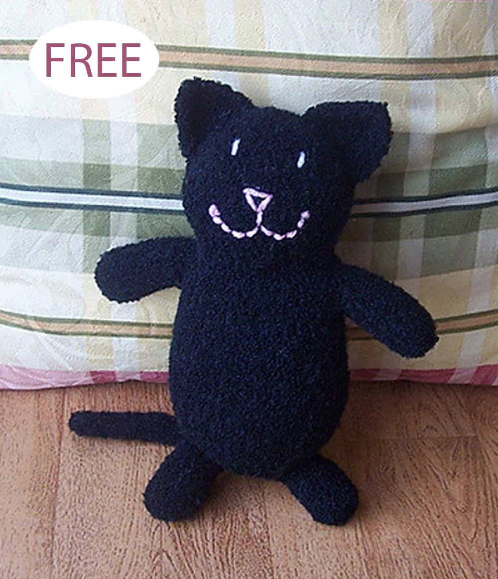 Free Janice The Cat  Knitting Pattern