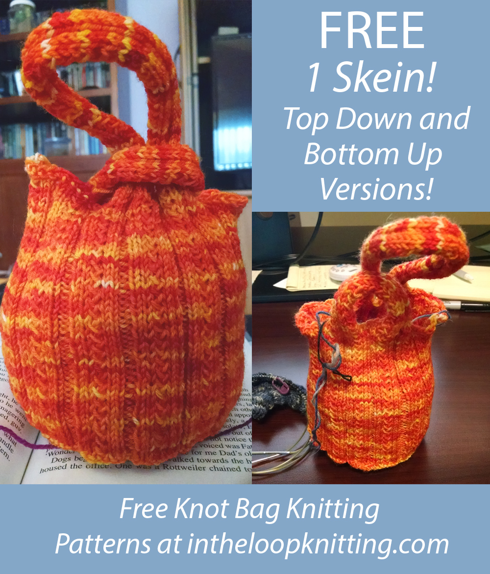 Free Japanese Skyp Knot Bag Knitting Pattern