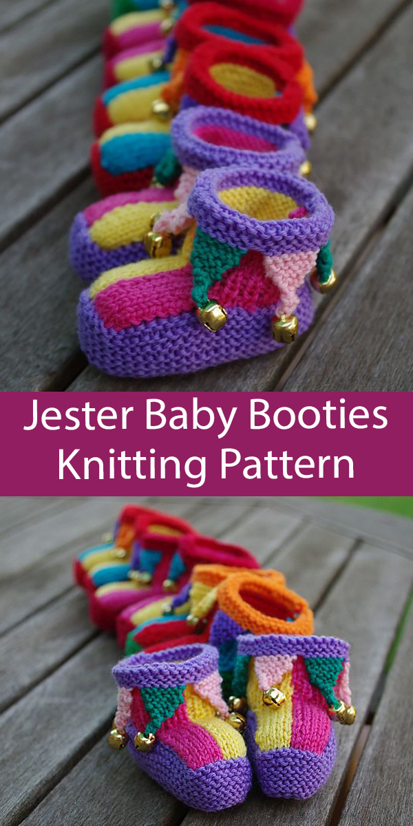 Jester Booties Knitting Pattern