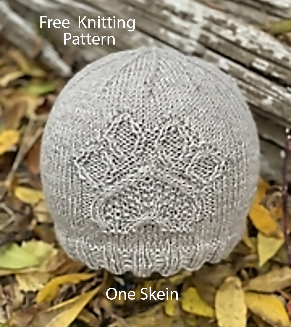 Free Jillian’s Paw Hat Knitting Pattern