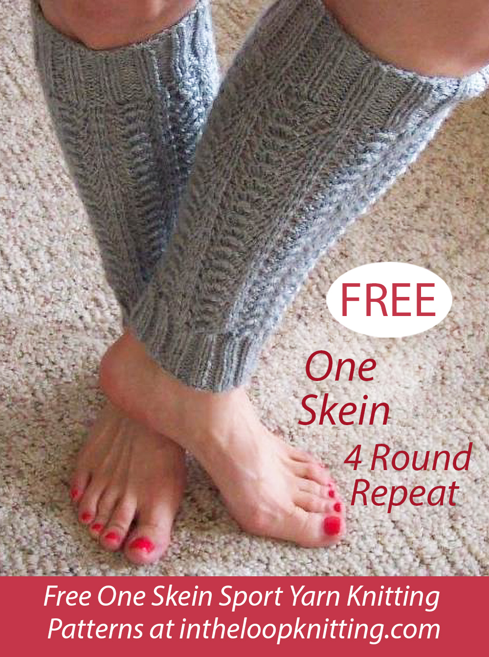 Free Jill's All Season Lace Leg Warmers Knitting Pattern