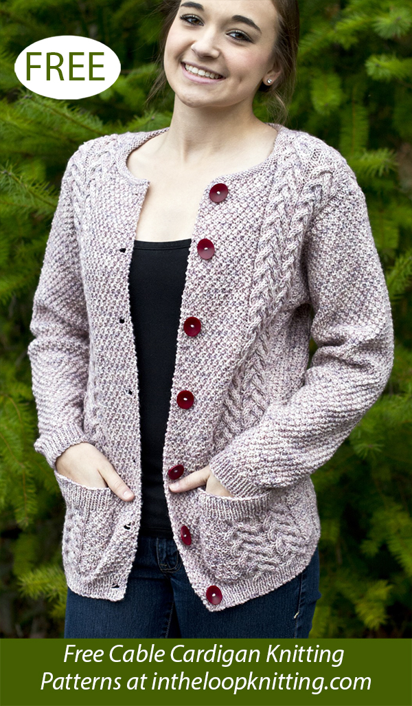 Free Joan's Cardigan Knitting Pattern