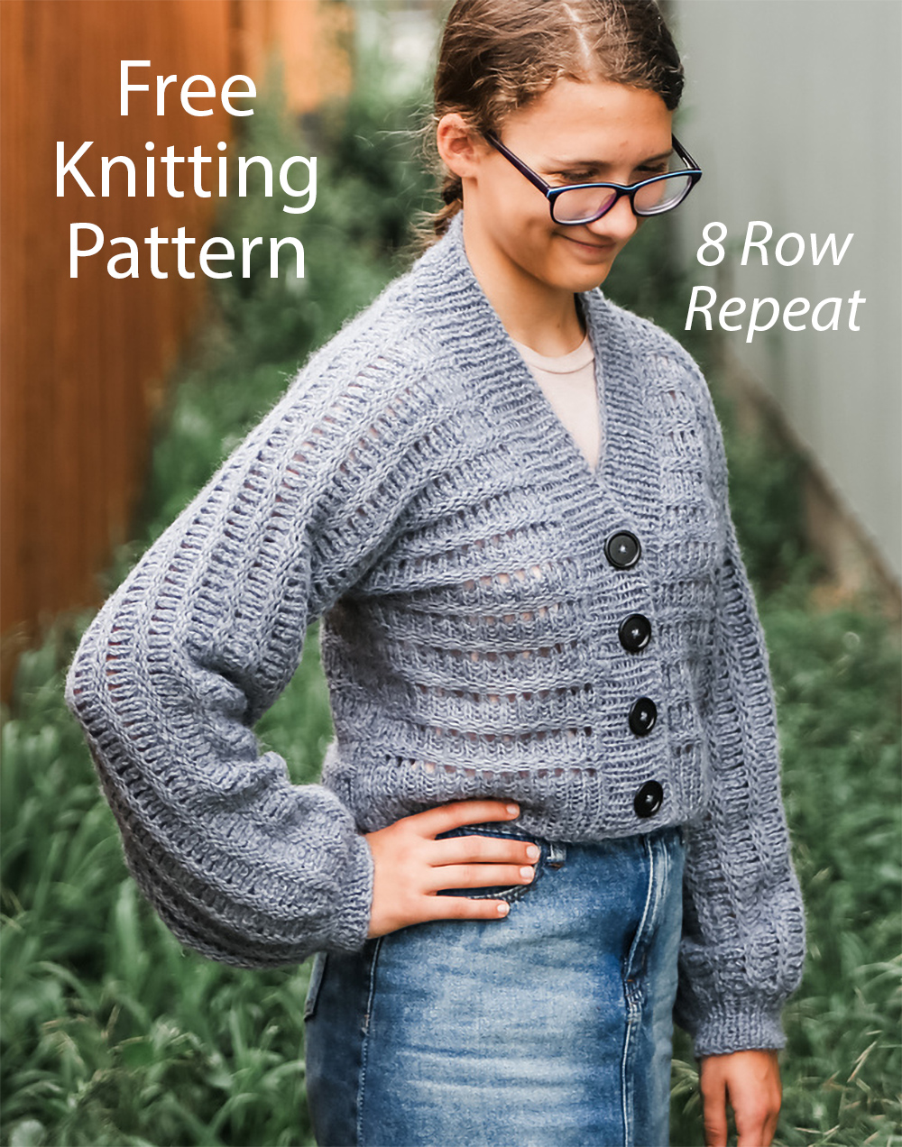 Joanna  Cardigan Knitting Patterns Free 
