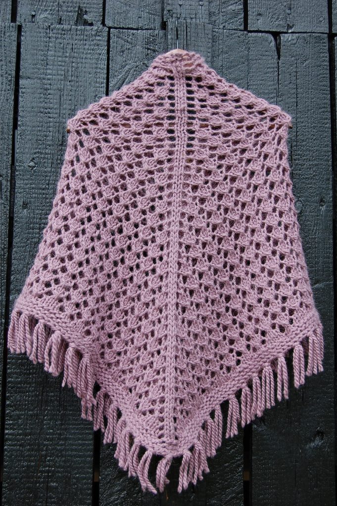 Free Knitting Pattern for Joy of Fall Shawl