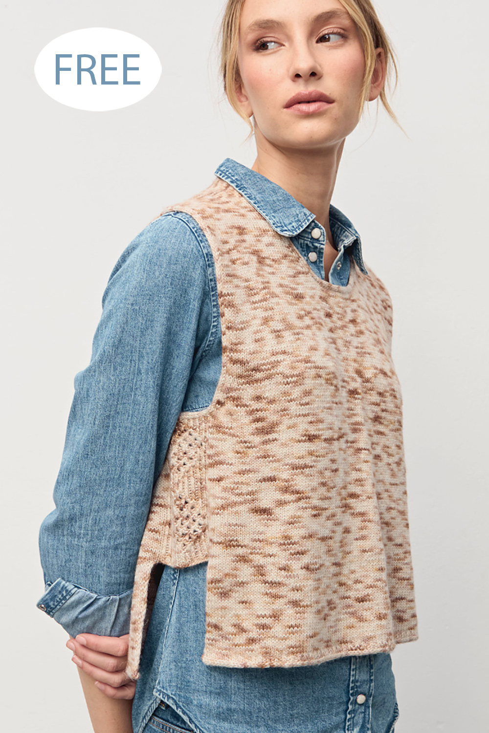 Free Womens Juana Vest Knitting Pattern