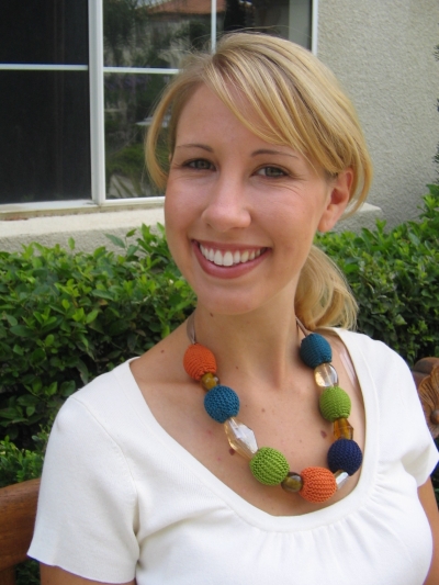 Julie Statement Necklace Free Knitting Pattern 