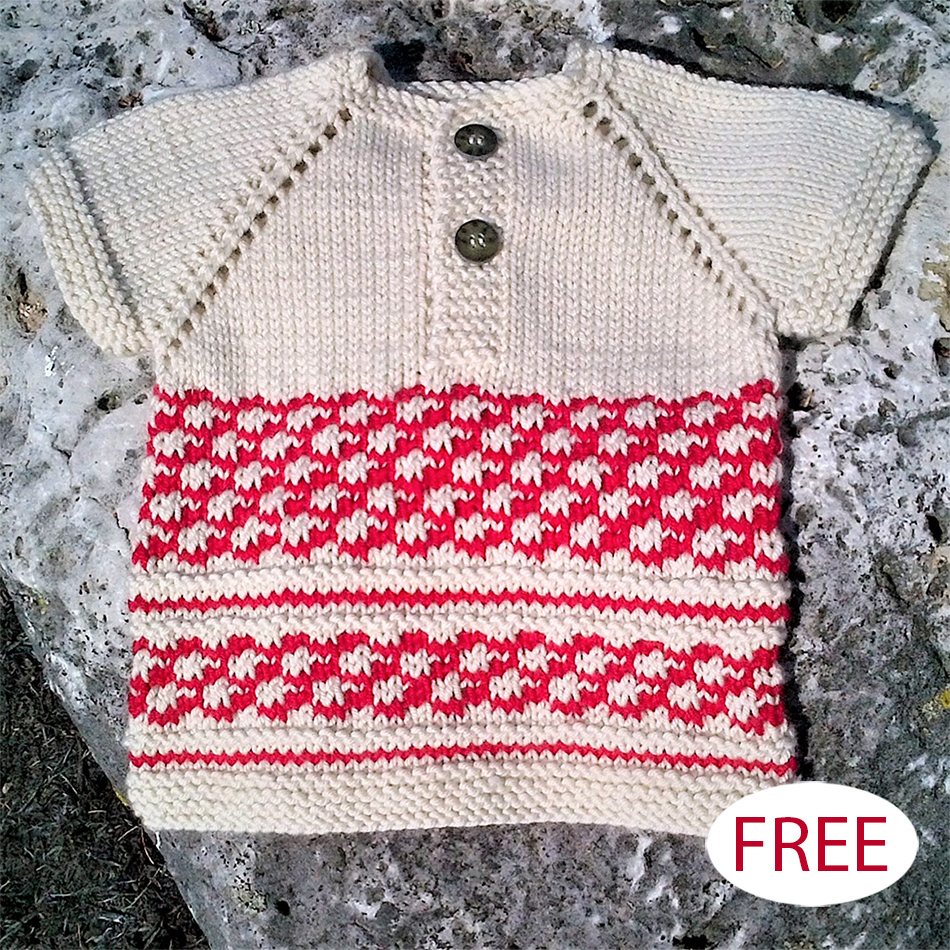 Free Baby Just Right Polo Knitting Pattern