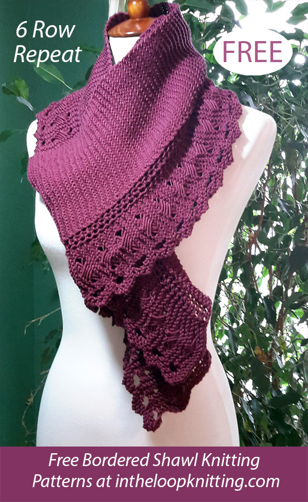 Juste Millieu Shawl Knitting Pattern