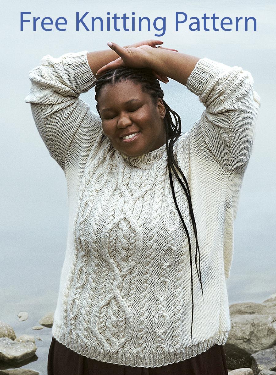 Free Sweater Knitting Pattern Juurilla Cable Sweater