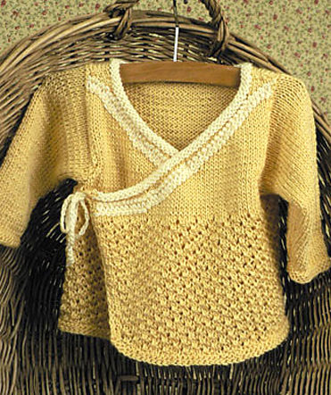 Free Knitting Pattern for Kalari Baby Jacket