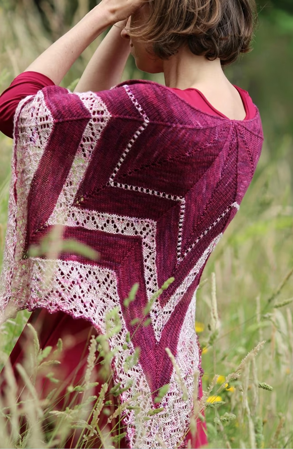 Knitting pattern Kaleidos Shawl
