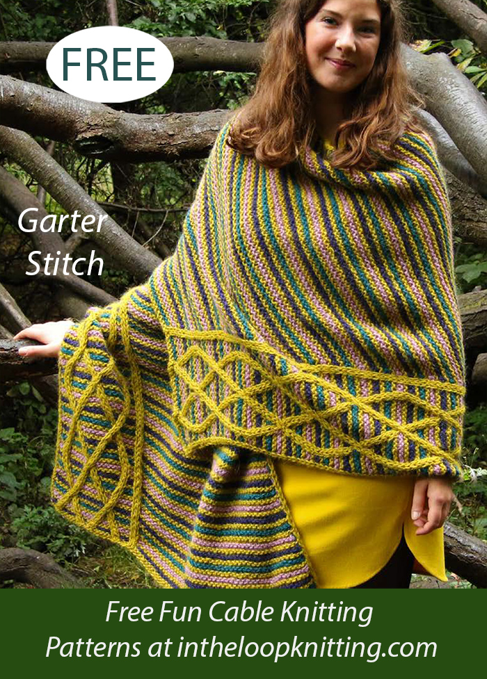 Free Fjord Shawl Knitting Pattern