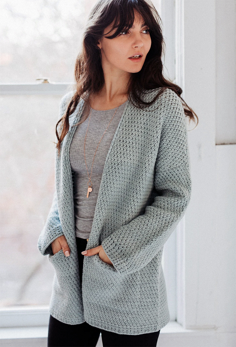 Knitting Pattern Kapsel Cardigan