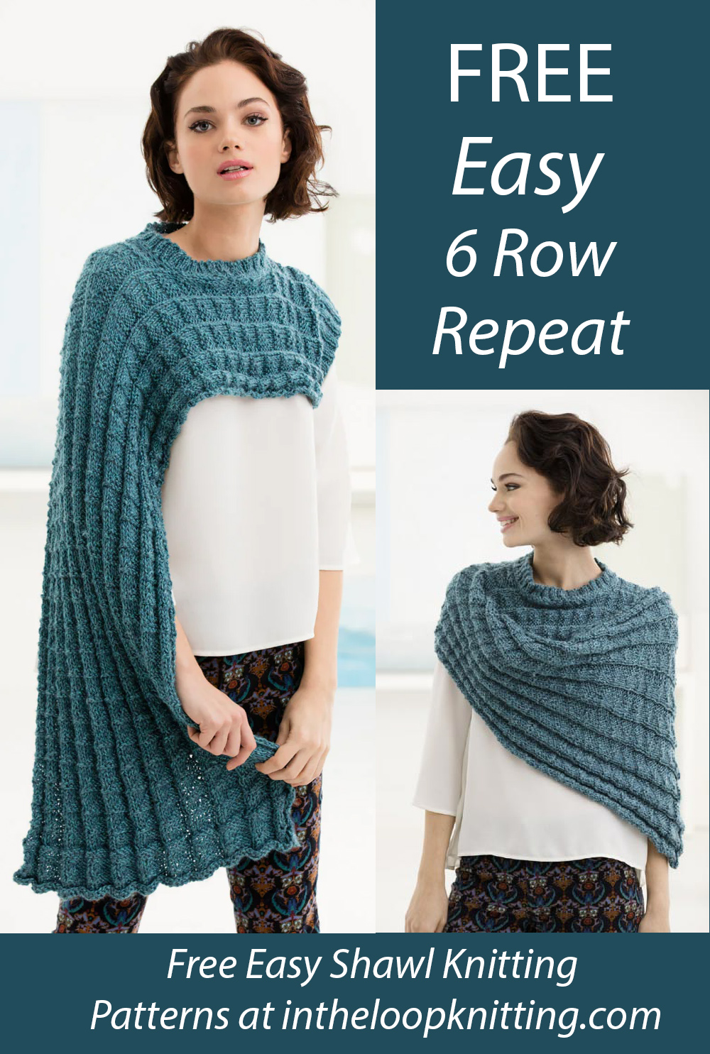 Free Easy Shawl Knitting Pattern Karin's Wrap