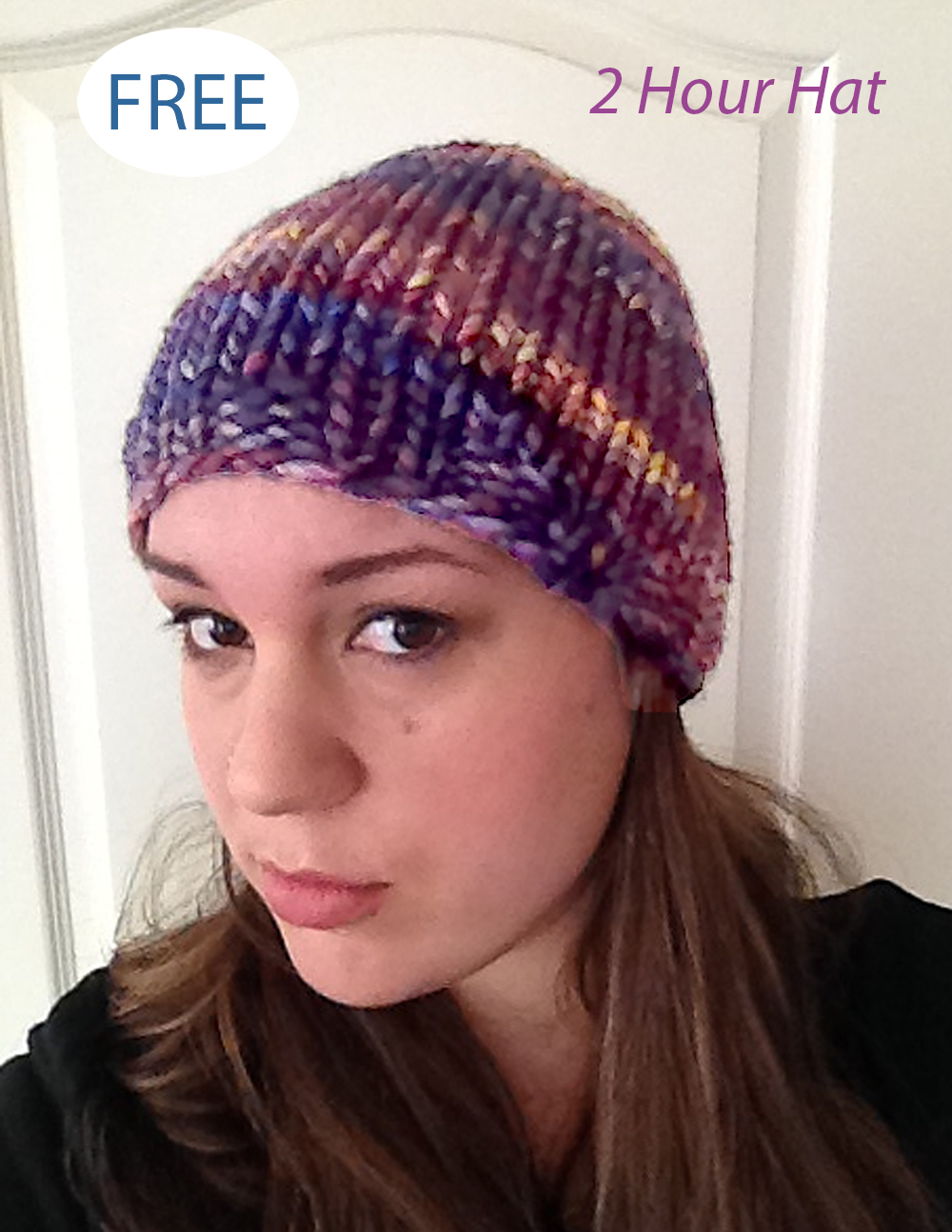 Free Kate's Two Hour Beanie Knitting Pattern