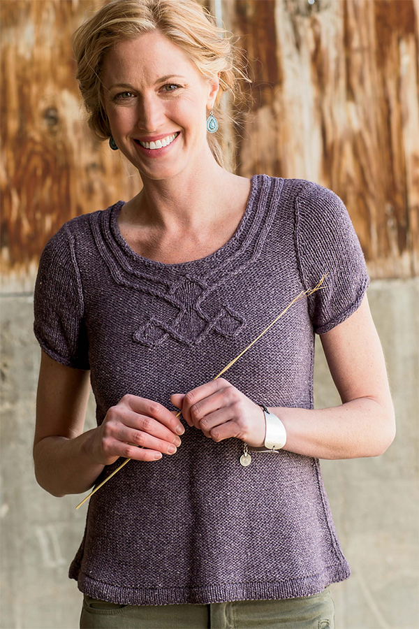 Knitting Pattern for Kayleen Pullover