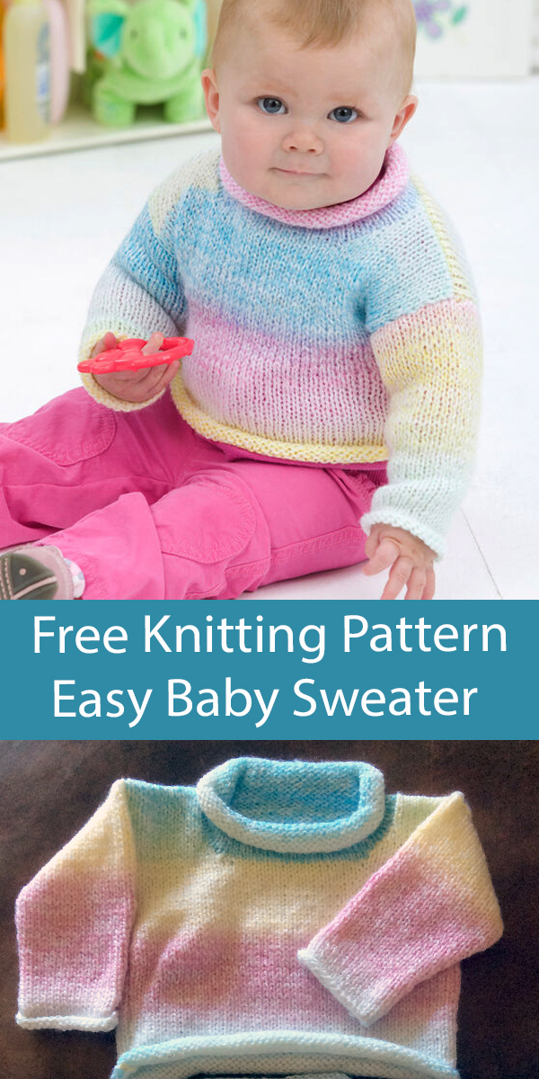 Free Baby Sweater Knitting Pattern Keep 'em Cozy Pullover