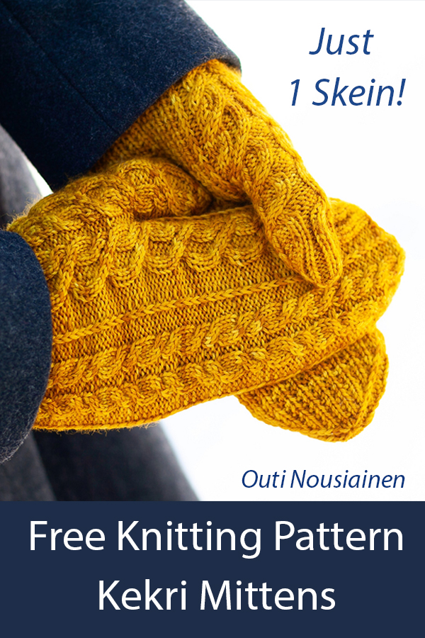 Free Kekri Mittens Knitting Pattern