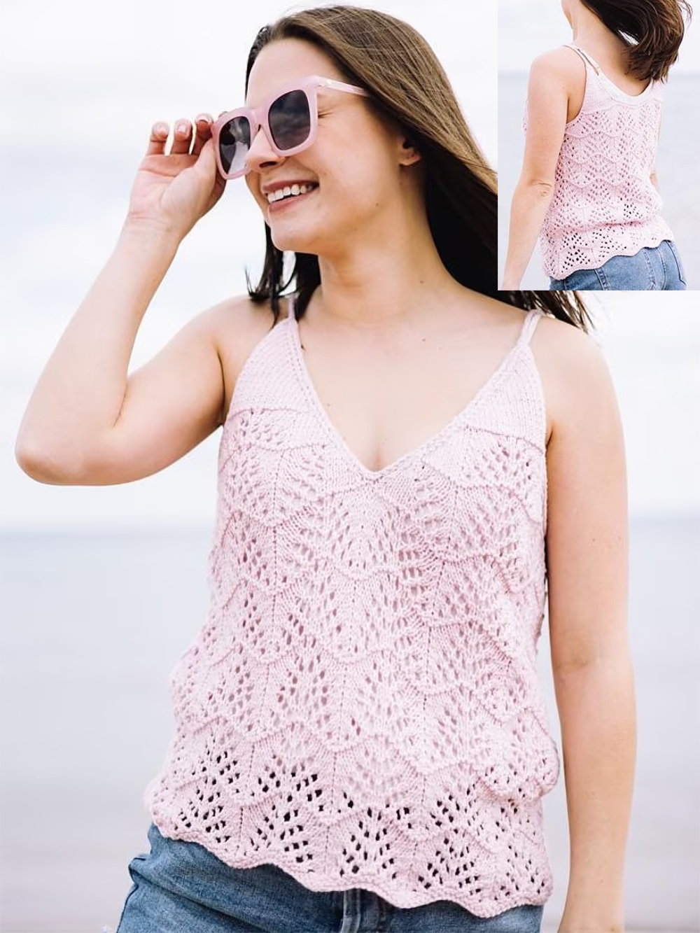Kendall Lacy Tank Knitting Pattern