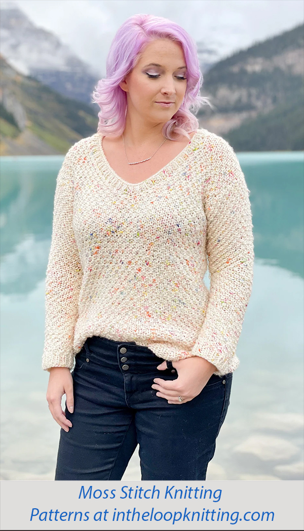 Women's Sweater Knitting Pattern Kettlecorn Pullover