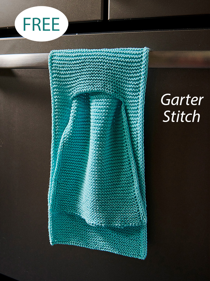 Free Knitting Pattern Keyhole Kitchen Towel