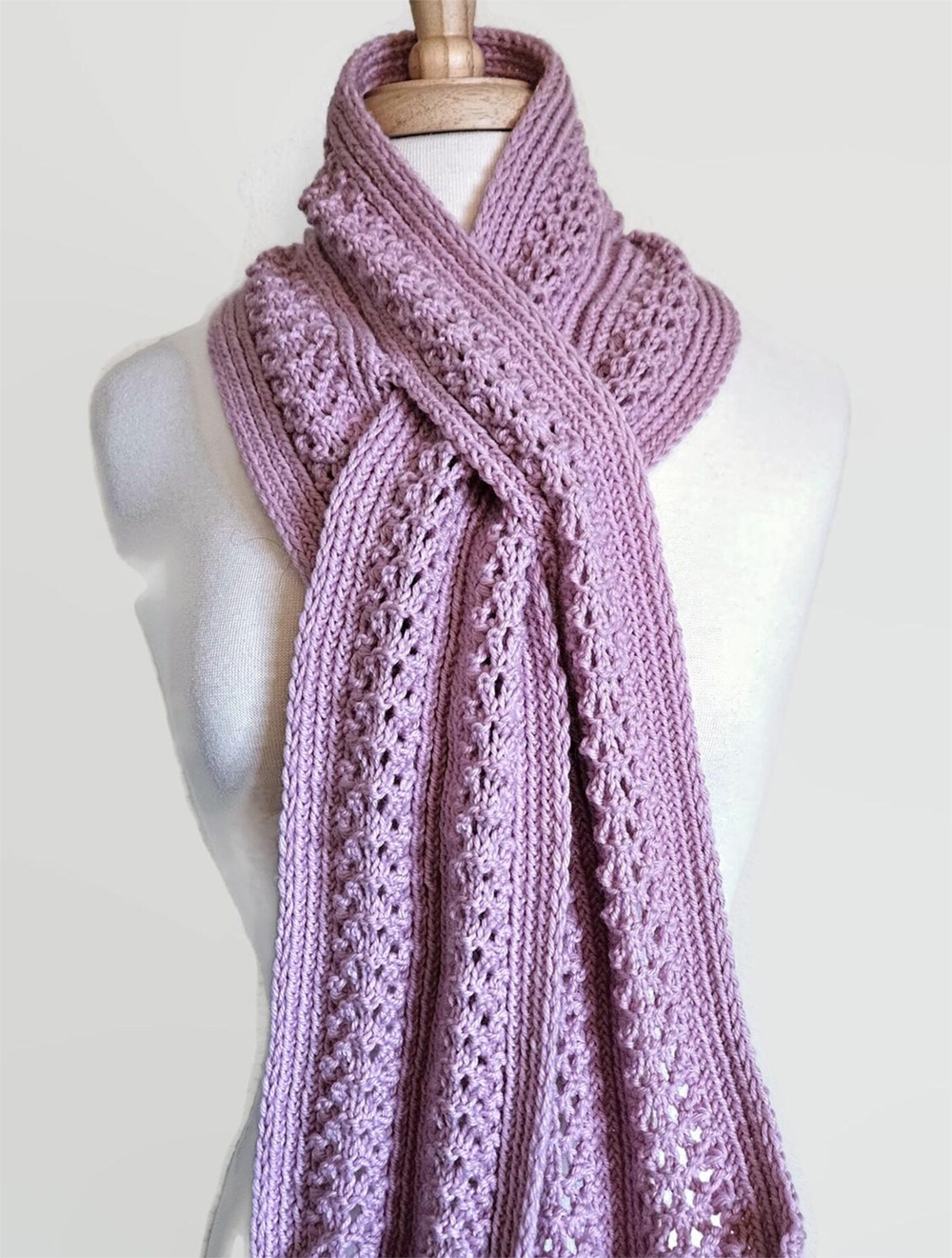 Rip Tide Keyhole Scarf Knitting Pattern