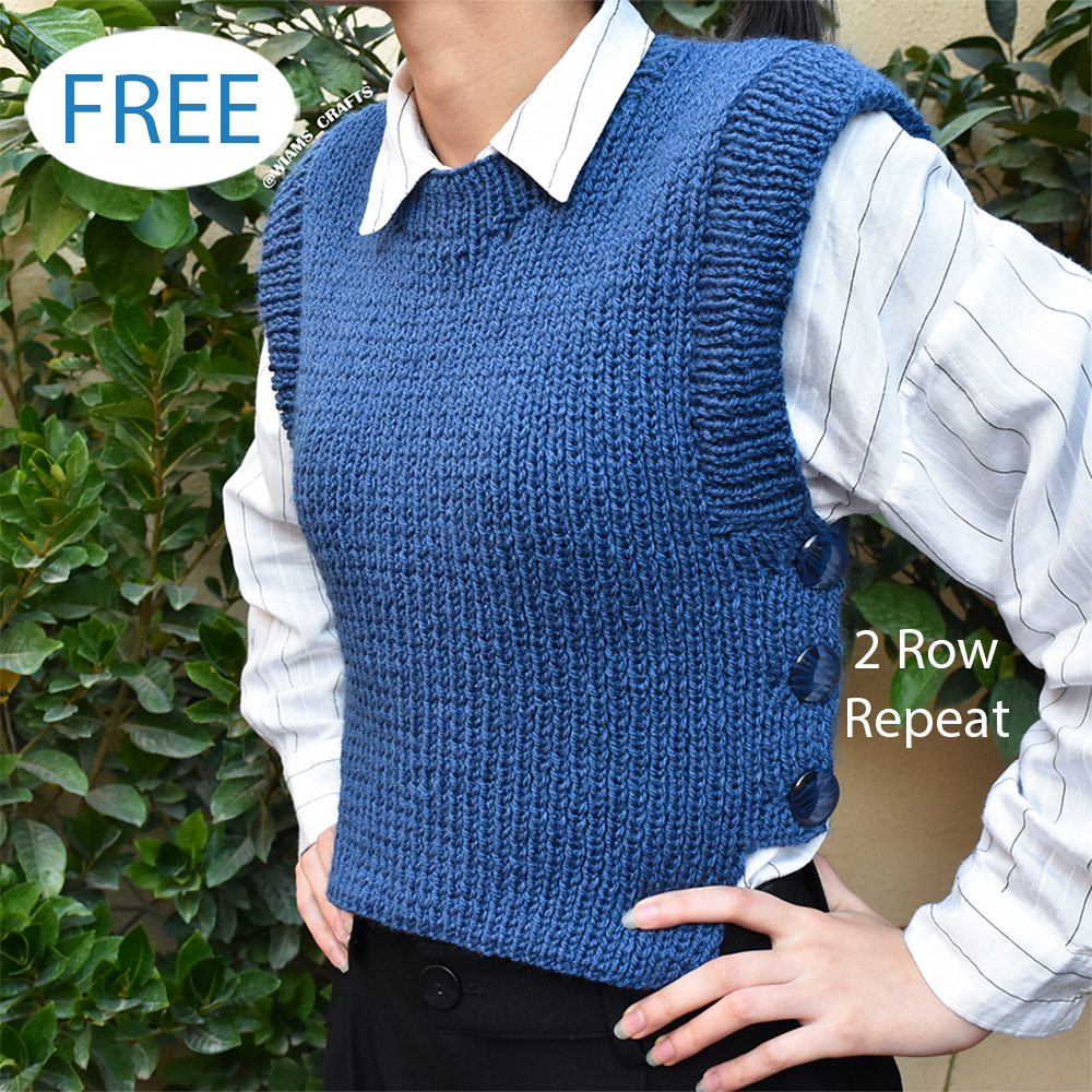 Kiki Vest Free Knitting Pattern 