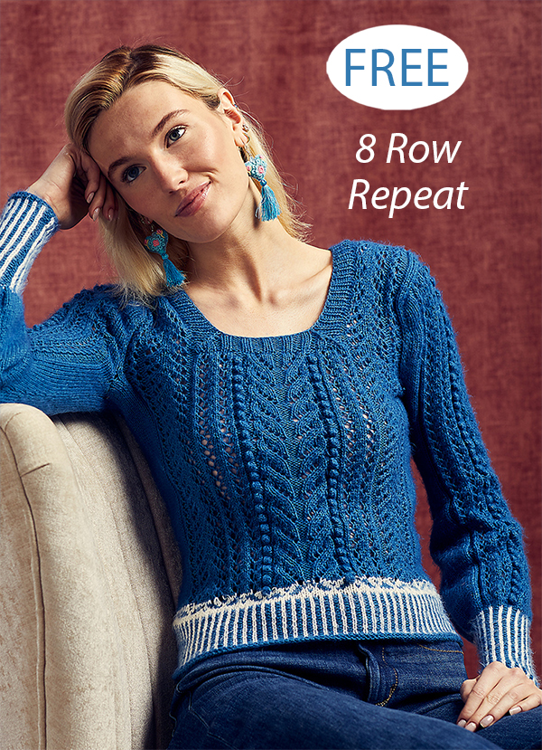 Free Kingfisher Sweater Knitting Pattern