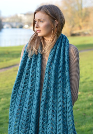 Knitting pattern for Kinvara Shawl