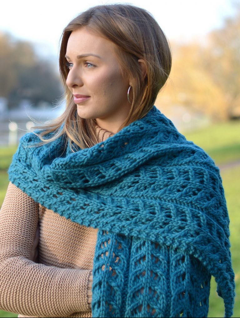 Knitting Pattern Kinvara Wrap 