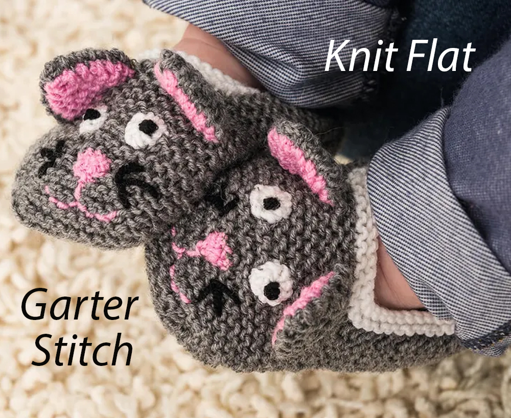 Free Knitting Pattern Kitten or Mouse Baby Booties