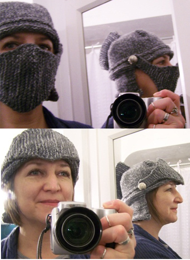 Free knitting pattern for Knight's Helmet