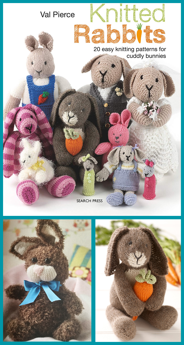Knitted Rabbits - 20 easy knitting patterns for cuddly bunnies