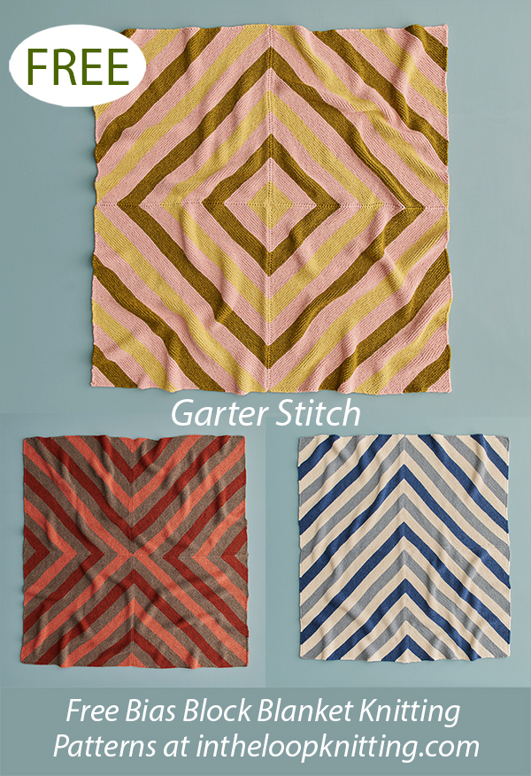 Free Knitter's Choice Striped Blanket Knitting Pattern