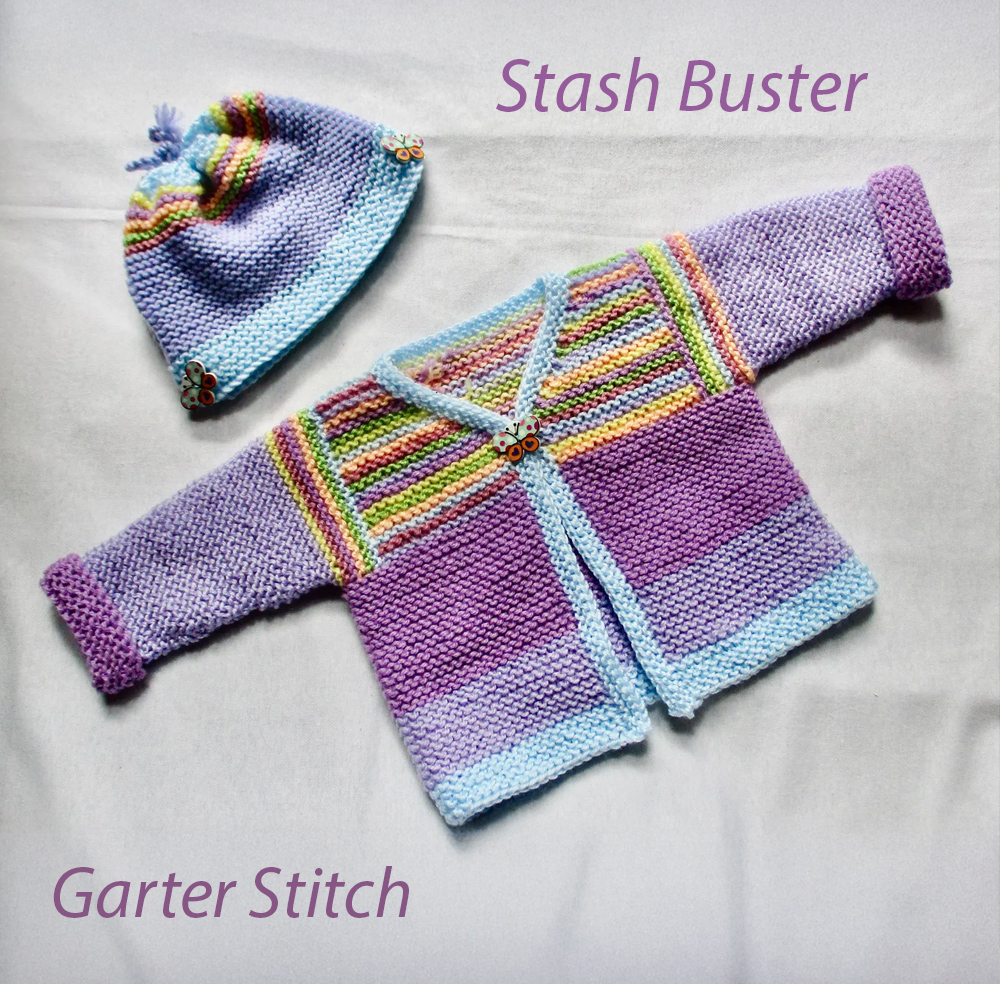 Knitting by Numbers Cardi, Hat and Bootees Knitting Pattern