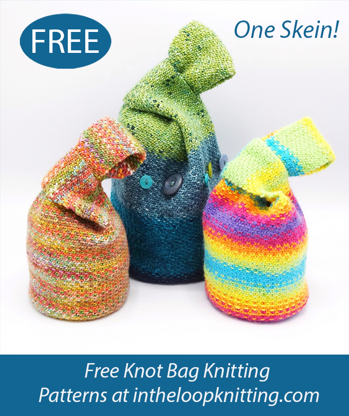 Knot Bag Free Knitting Pattern One Skein