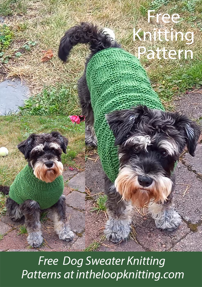 Free Kroko Dog Sweater Knitting Pattern
