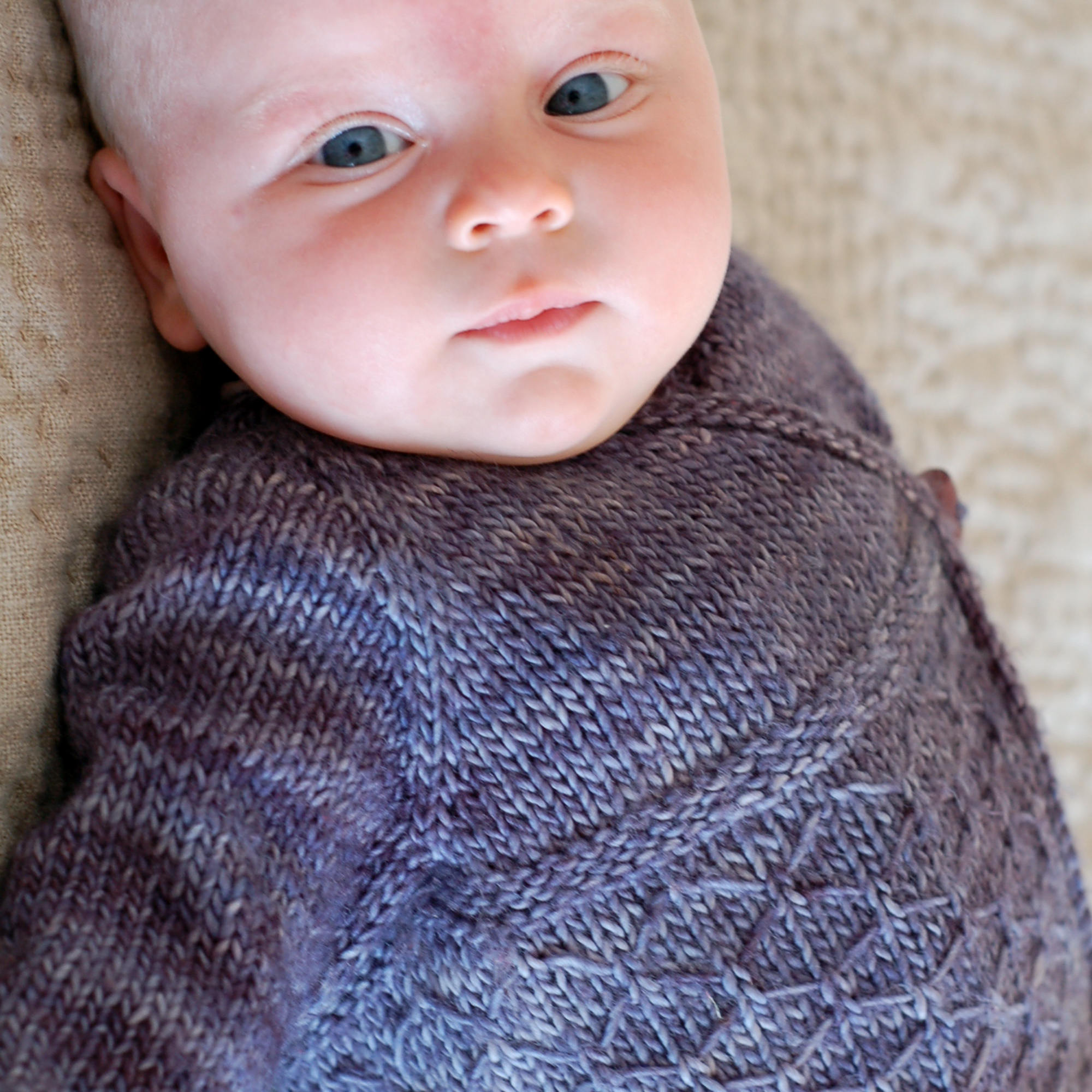 Knitting Pattern for Kyoto Crossover Baby Cardigan