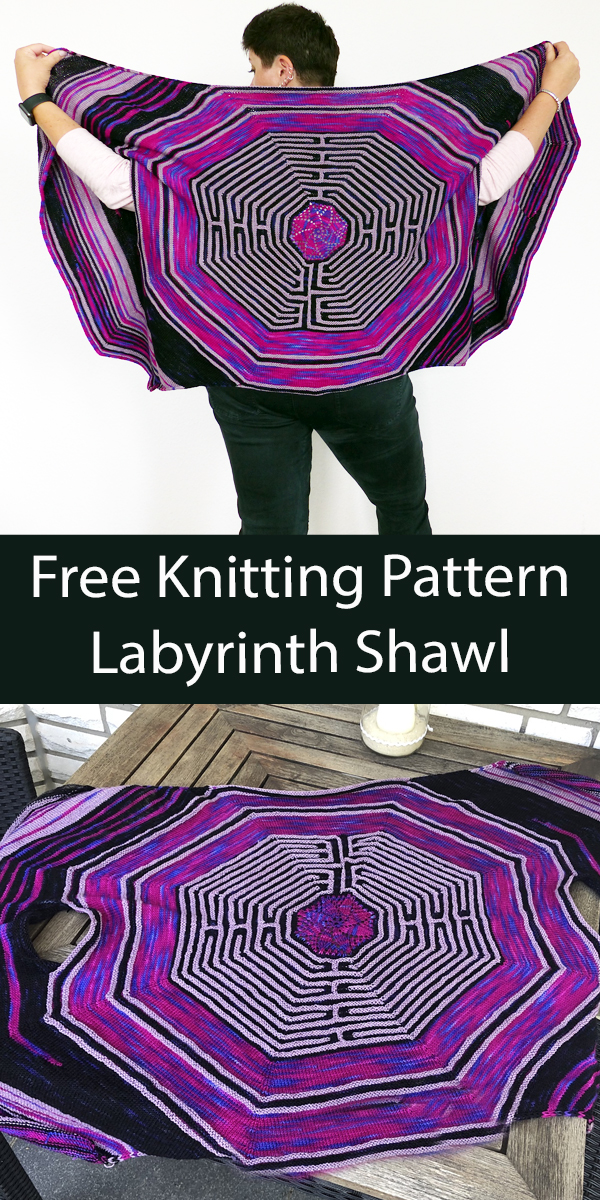 Labyrinth Shawl Free Knitting Pattern
