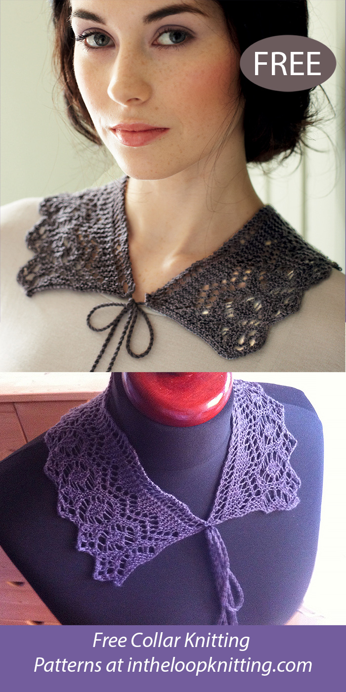 Free Rialto Lace Collar Knitting Pattern