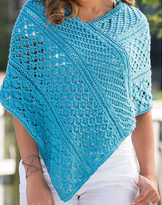 Poncho Pattern for a Soft, Stripe Knit • cowgirlblues