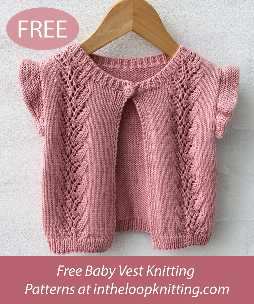 Free Baby Lace Vest Knitting Pattern