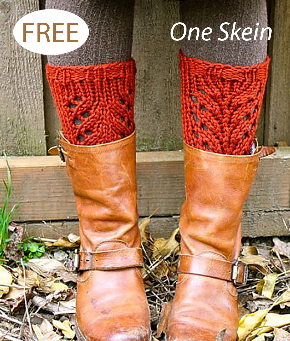 Free Lacefield Boot Toppers Knitting Pattern