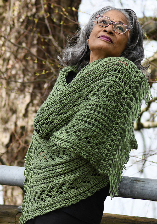 Free Shawl Knitting Pattern Lacy Comfort Prayer Shawl 965e