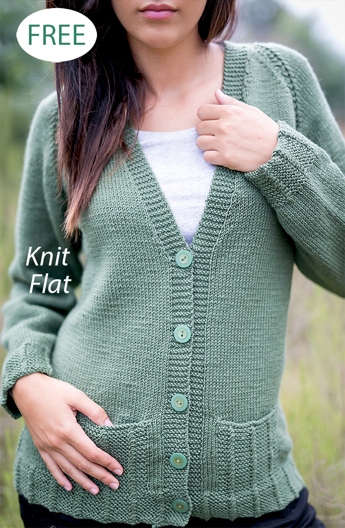 Free Lacy Rib Cardigan Knitting Pattern