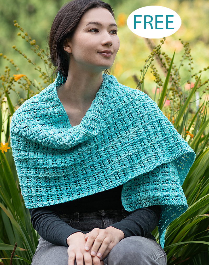 Free Lacy Wrap Knitting Pattern