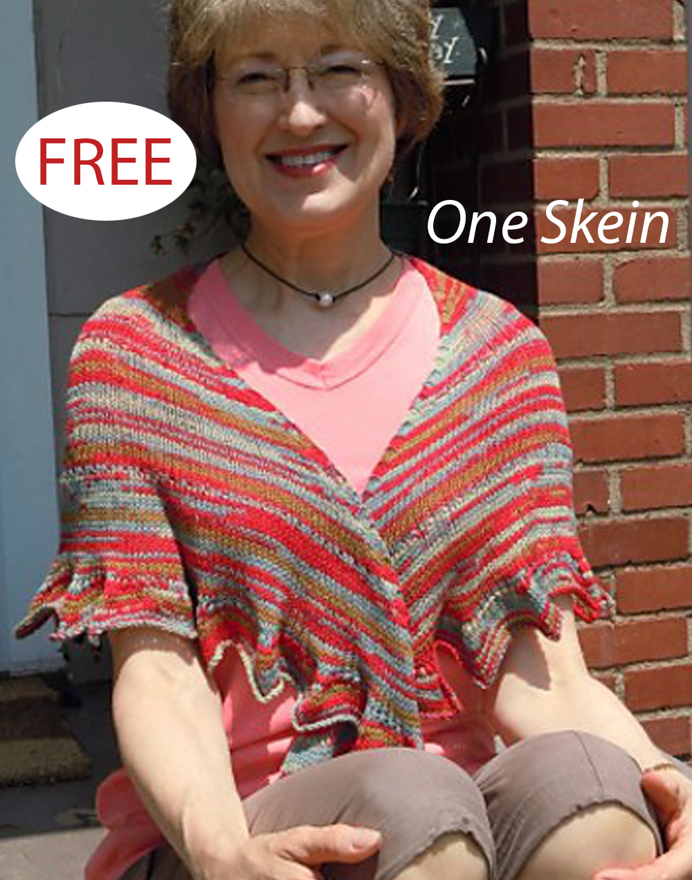 Free One Skein Ladawan's Shawl Knitting Pattern