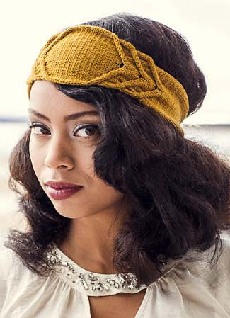 Knitting Pattern for Lady Lindy Headband